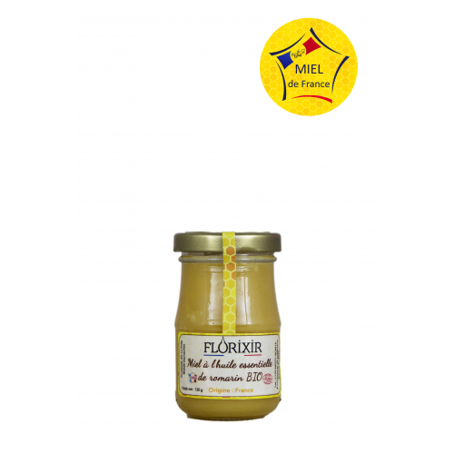 Miel à l'huile essentielle de romarin BIO